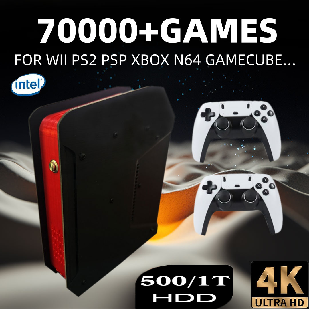 Retro Gaming Ps3 - PS2/PSP/WII/N64/DC/SS 용 1T 듀얼 시스템 및
