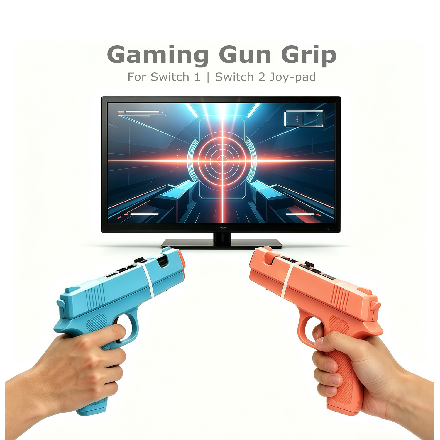 Retro Gaming Gun - 닌텐도 스위치 2 조이콘용 슈팅 게임