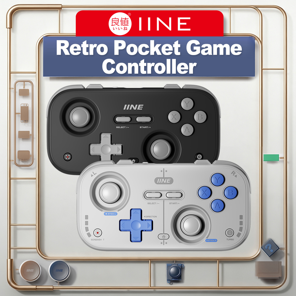 IINE 미니 컨트롤러 레트로 포켓 블루투스 게임패드  - Retro Gaming Realm 리뷰 및 가격