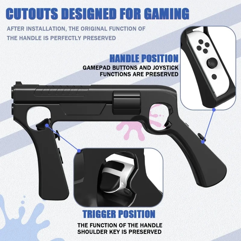닌텐도 스위치 NS OLED 조이콘 건 모양 핸드그립  - Retro Gaming Gun 리뷰 및 가격