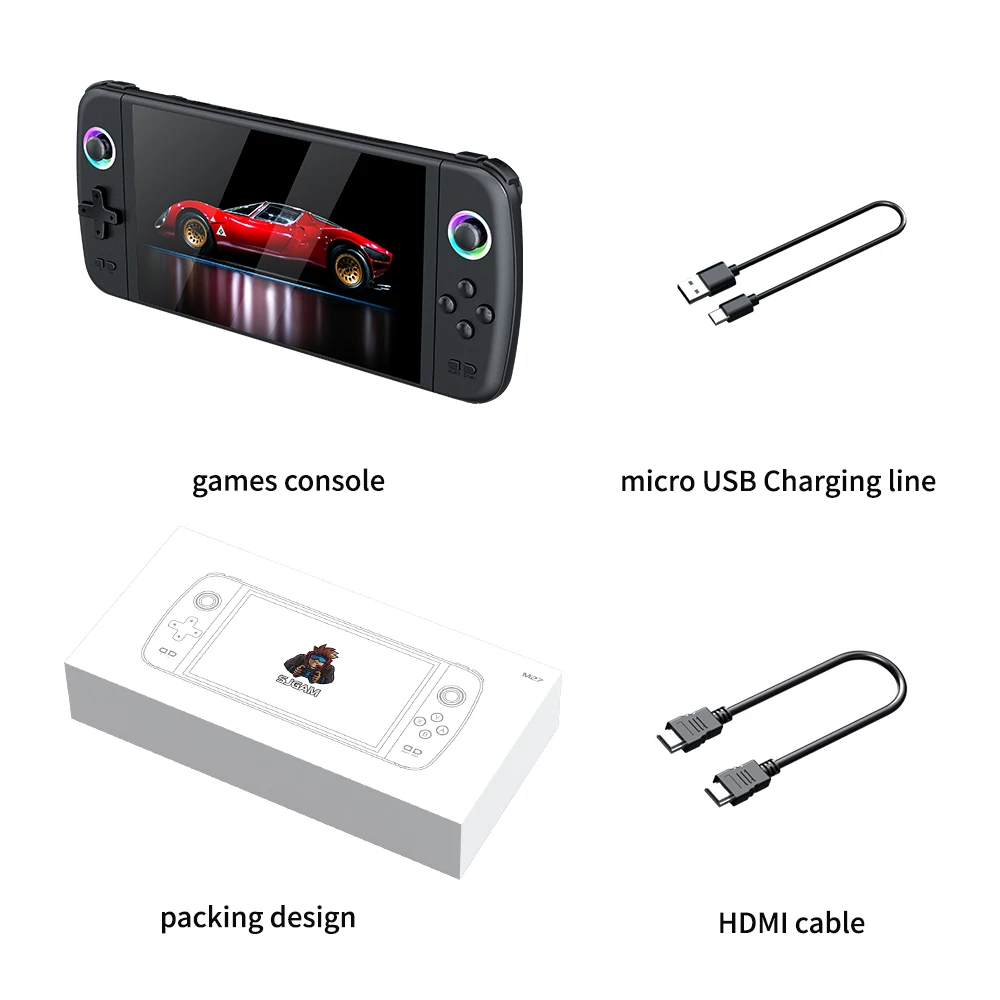 128G M27 휴대용 게임기, 휴대용 레트로 게임 콘 - Retro Gaming Hub 리뷰 및 가격