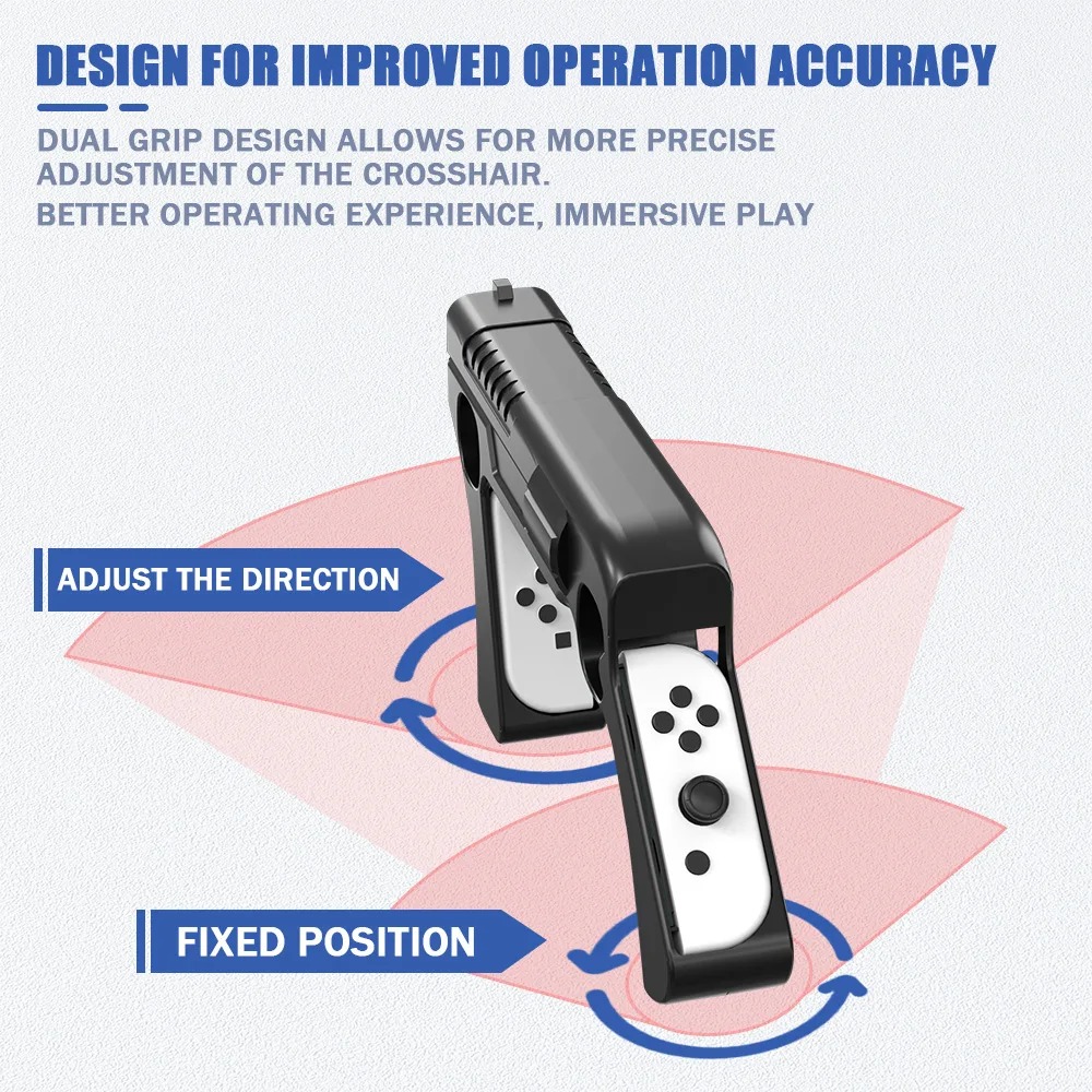 스위치 OLED 게임 스톡 핸들 브래킷 및 NS 슈팅  - Retro Gaming Gun 리뷰 및 가격