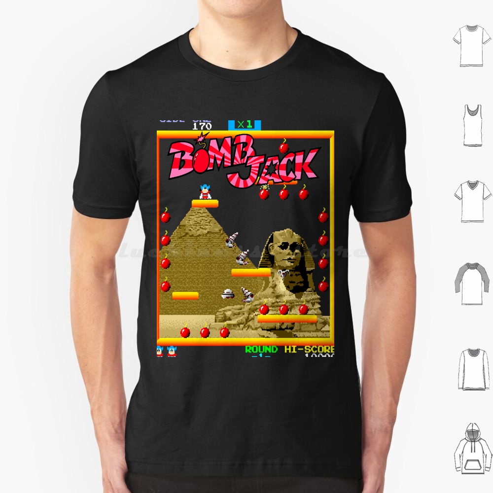 Mod.4 아케이드 잭 비디오 게임 티셔츠 6XL 코튼 - Retro Gaming Juegos 리뷰 및 가격