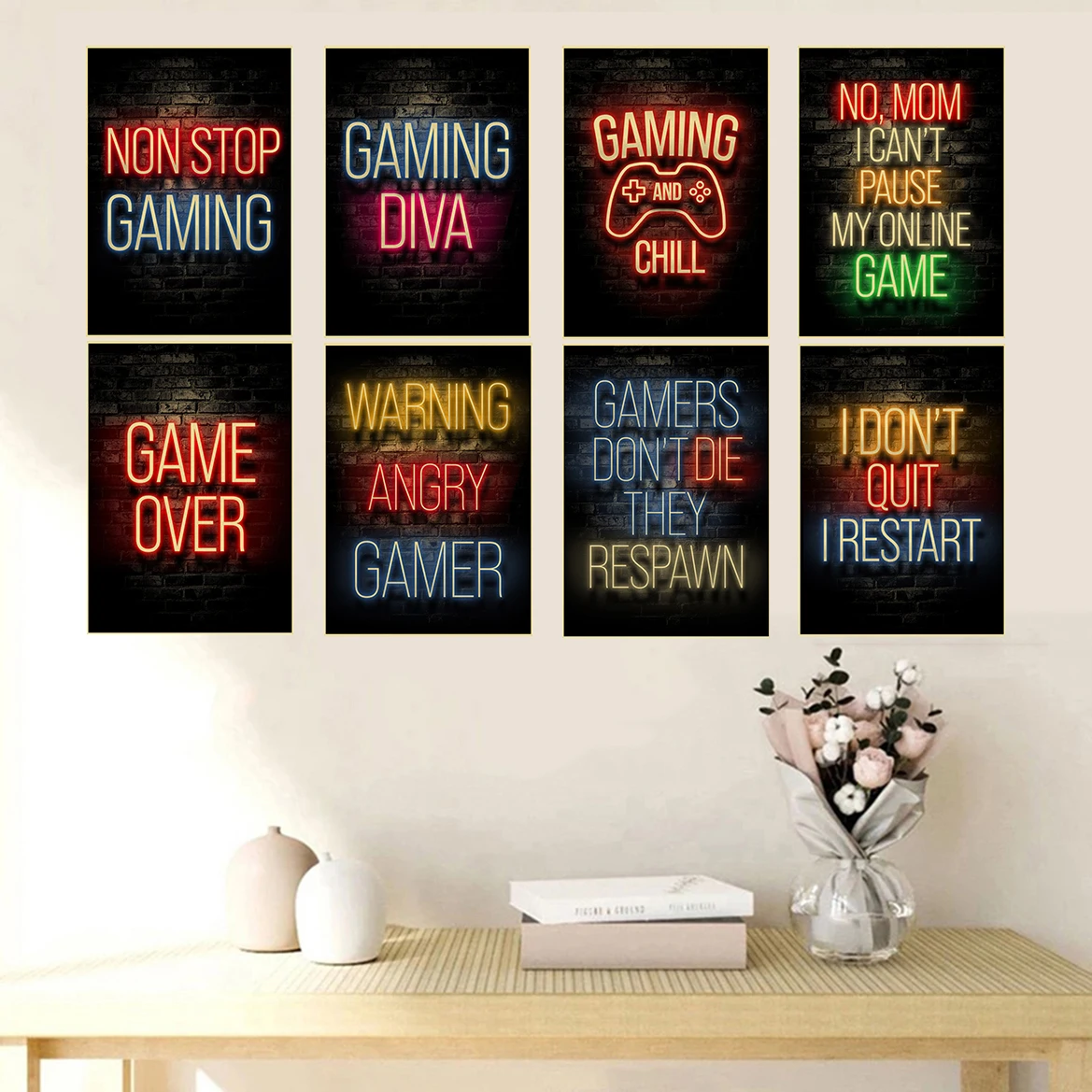 게임 포스터 게임 레트로 크래프트 종이 프린트 그림 미 - Retro Gaming Wallpaper 리뷰 및 가격